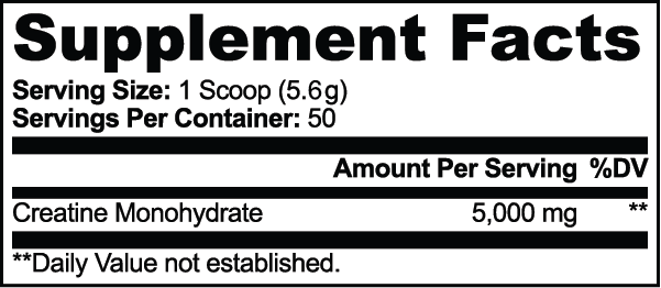 Creatine Monohydrate | 100% PURE