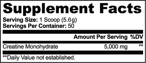 Creatine Monohydrate | 100% PURE